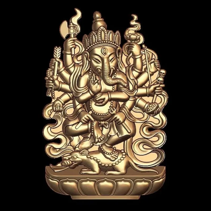 Ganesh Ji Pendant 3D Model